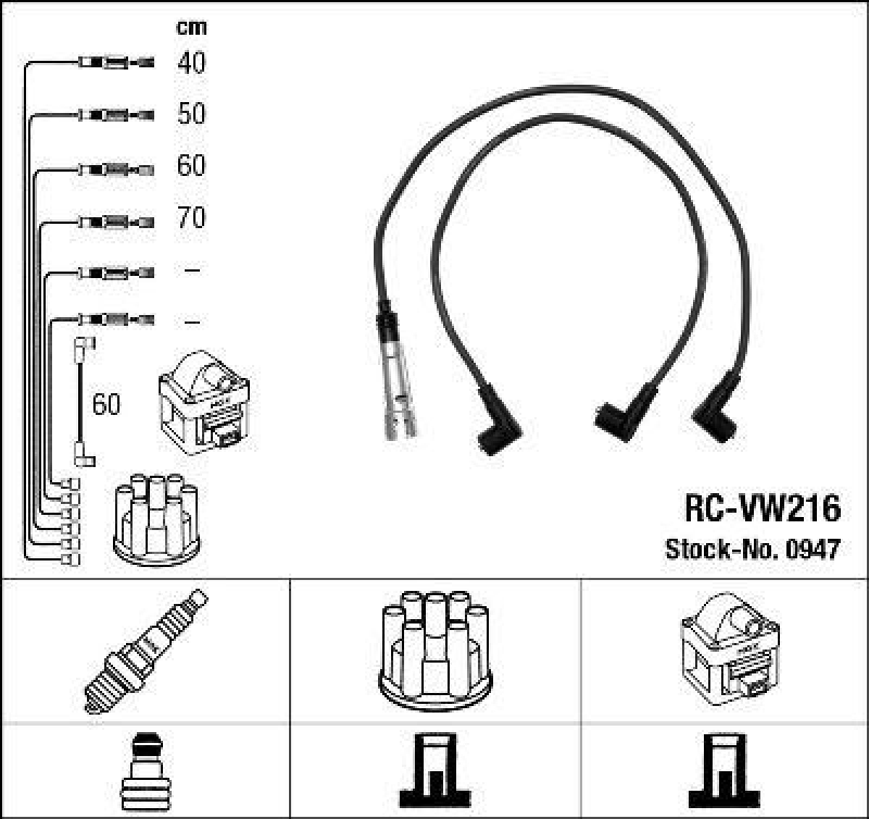 NGK Ignition Cable Kit