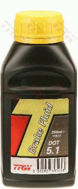 2x Original TRW Bremsflüssigkeit DOT 5.1 Brake Fluid 2x 250ml // PFB525