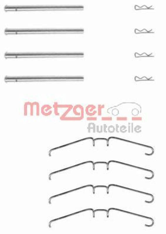 METZGER Zubehörsatz, Scheibenbremsbelag