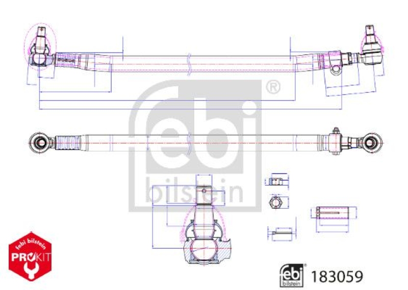 FEBI BILSTEIN Tie Rod ProKit