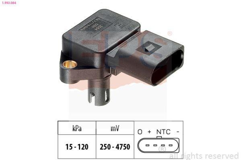 EPS Luftdrucksensor, Höhenanpassung Made in Italy - OE Equivalent