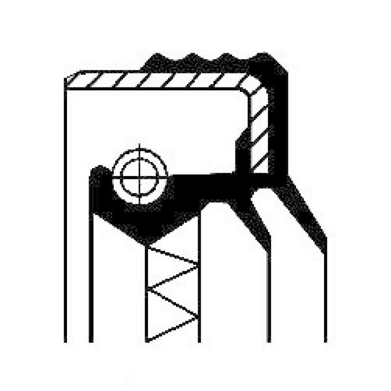 CORTECO Shaft Seal, wheel hub