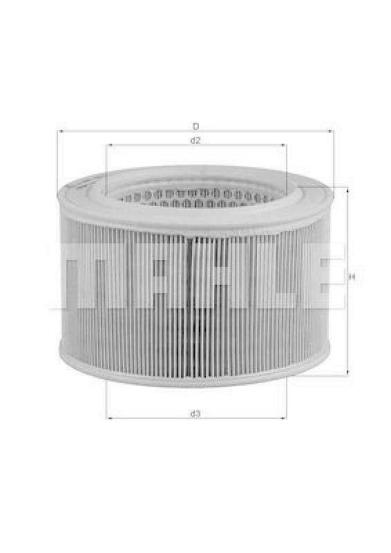 MAHLE ORIGINAL Luftfilter