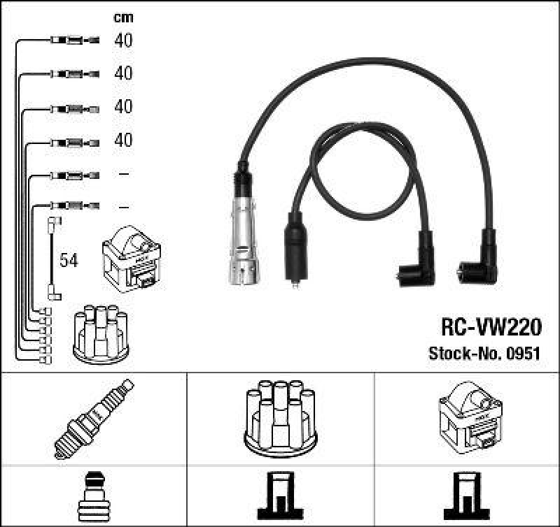 NGK Ignition Cable Kit