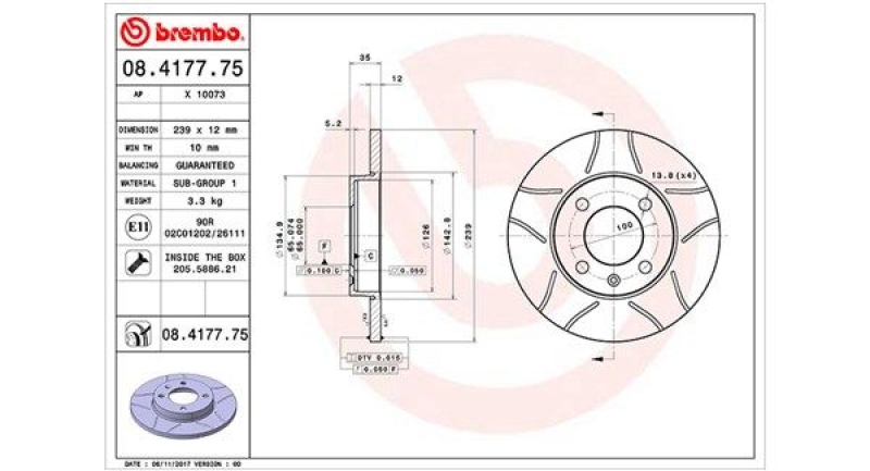 MAGNETI MARELLI Bremsscheibe