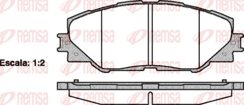 KAWE Brake Pad Set, disc brake