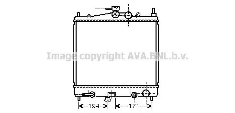 AVA QUALITY COOLING Kühler, Motorkühlung