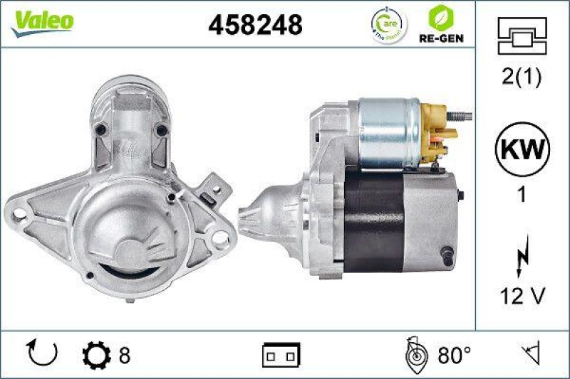 VALEO Starter VALEO RE-GEN REMANUFACTURED