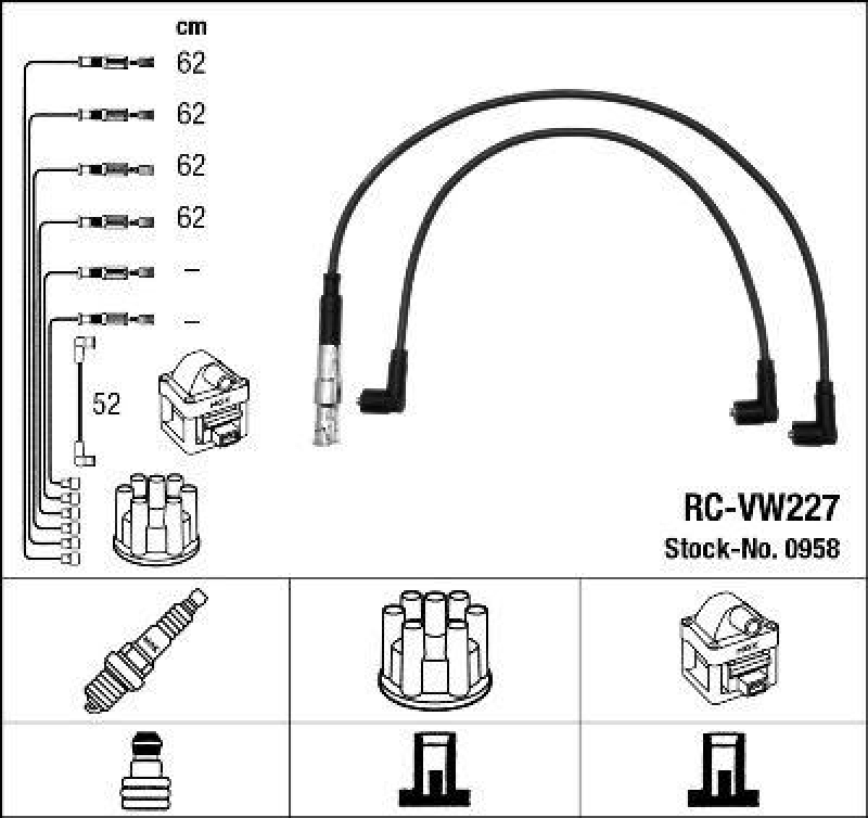 NGK Ignition Cable Kit