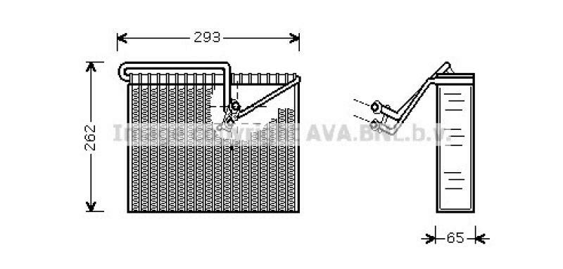 AVA QUALITY COOLING Evaporator, air conditioning