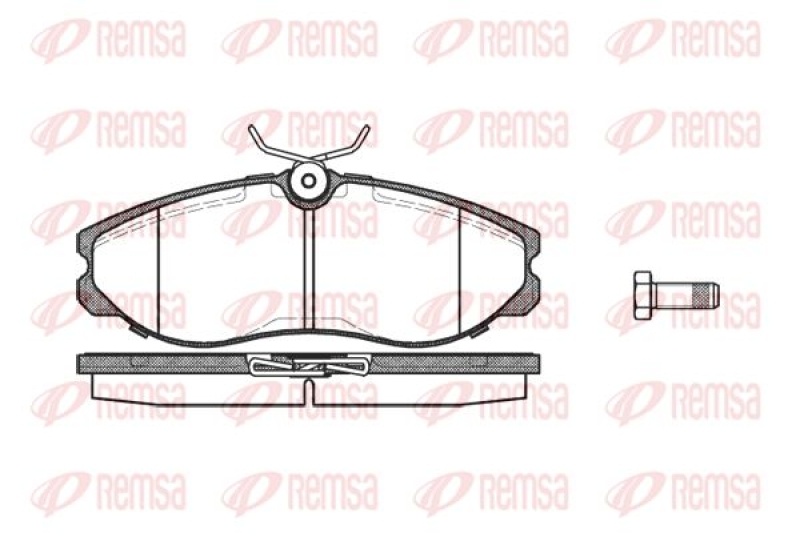 KAWE Brake Pad Set, disc brake