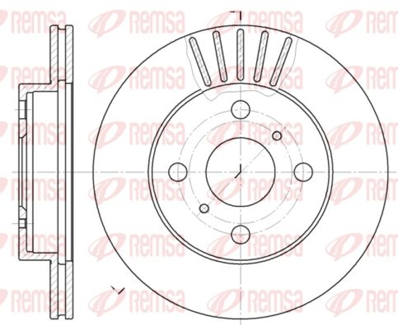 2x KAWE Brake Disc