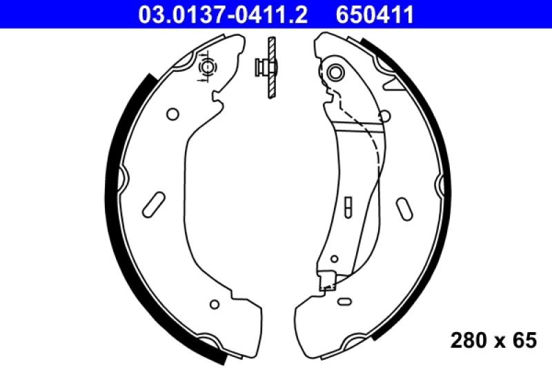 ATE Brake Shoe Set