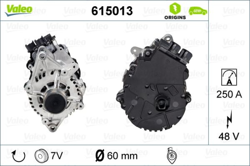 VALEO Alternator, starter VALEO ORIGINS 48V IBSG