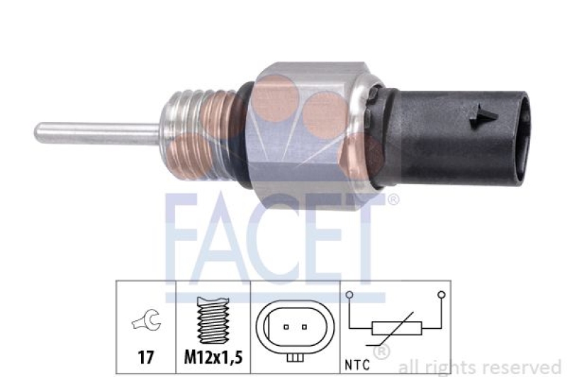 FACET Sensor, Abgastemperatur Made in Italy - OE Equivalent