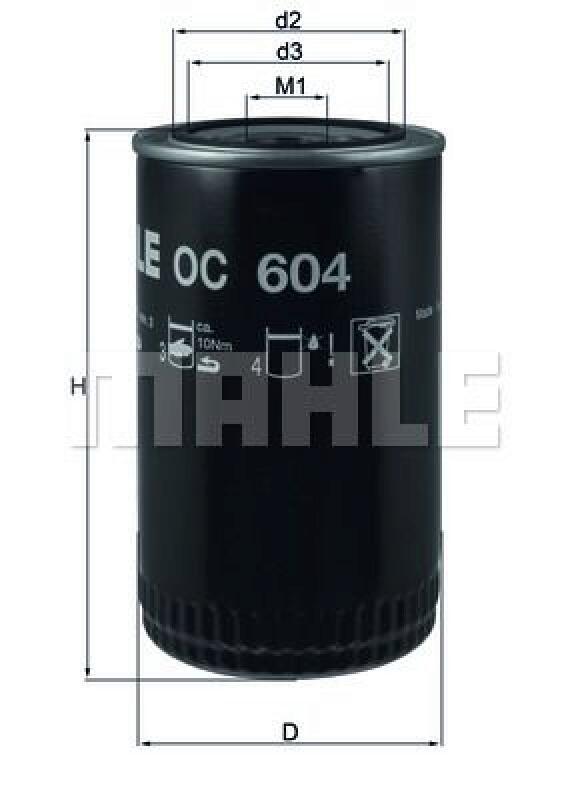 MAHLE Oil Filter