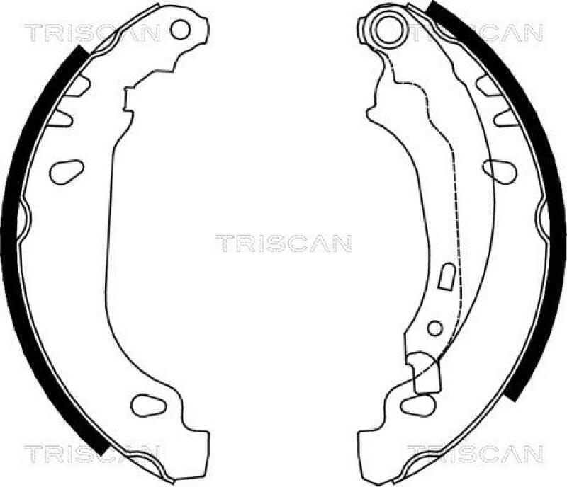 TRISCAN Bremsbackensatz