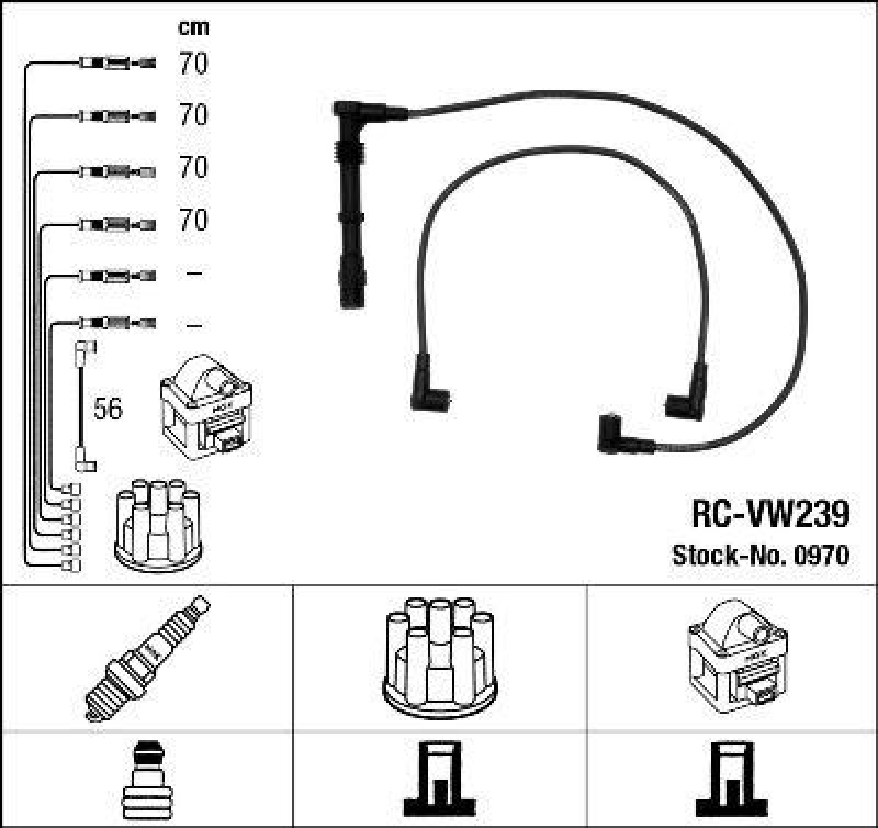 NGK Ignition Cable Kit