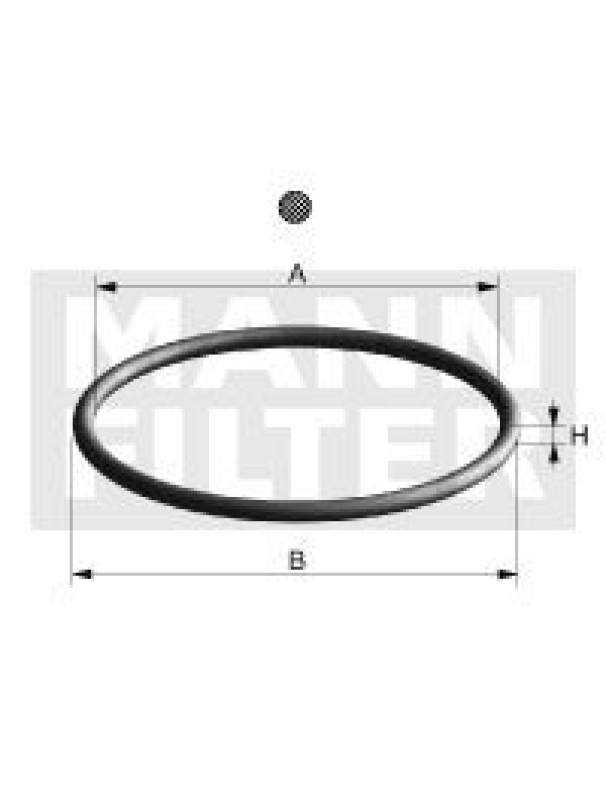 MANN-FILTER Dichtung, Ölfilter