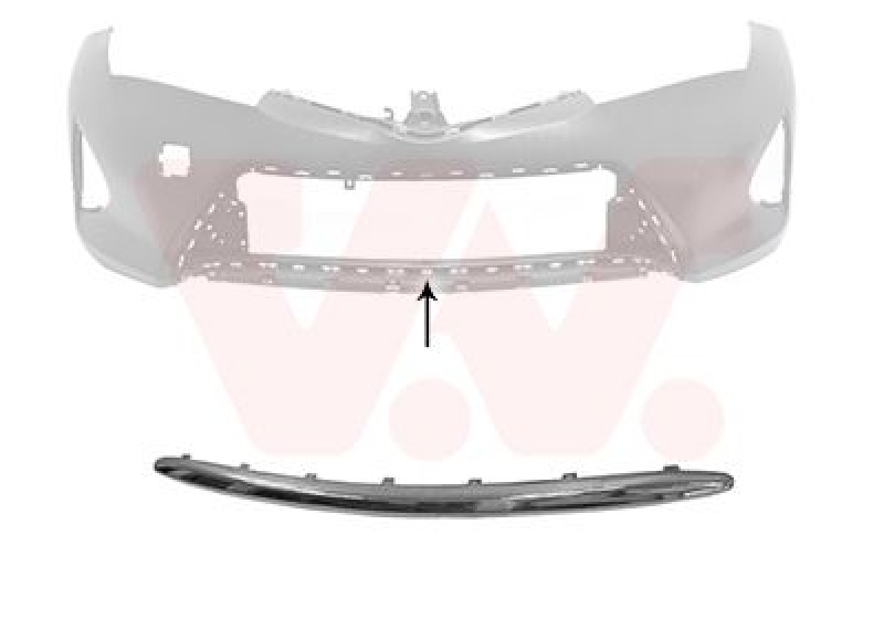 VAN WEZEL Zier-/Schutzleiste, Stoßfänger
