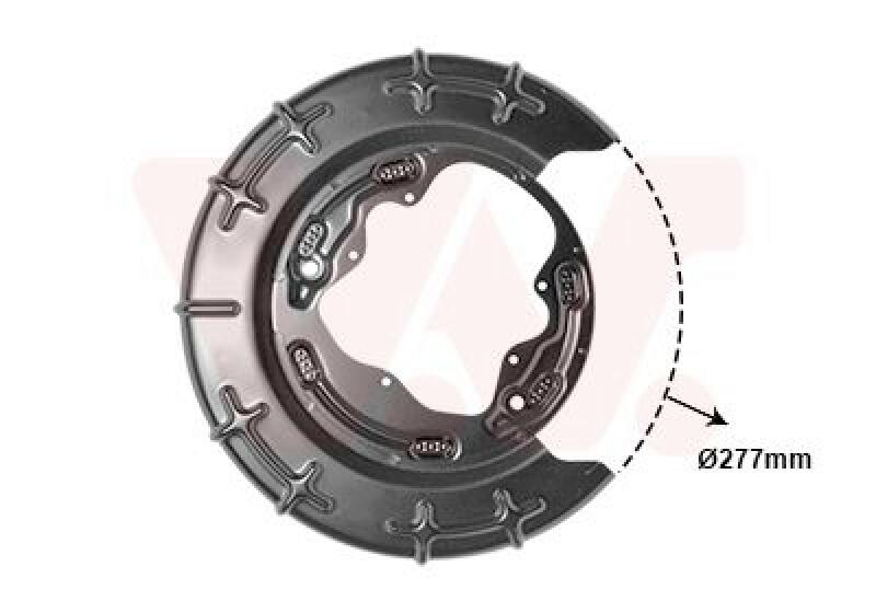 VAN WEZEL Splash Panel, brake disc