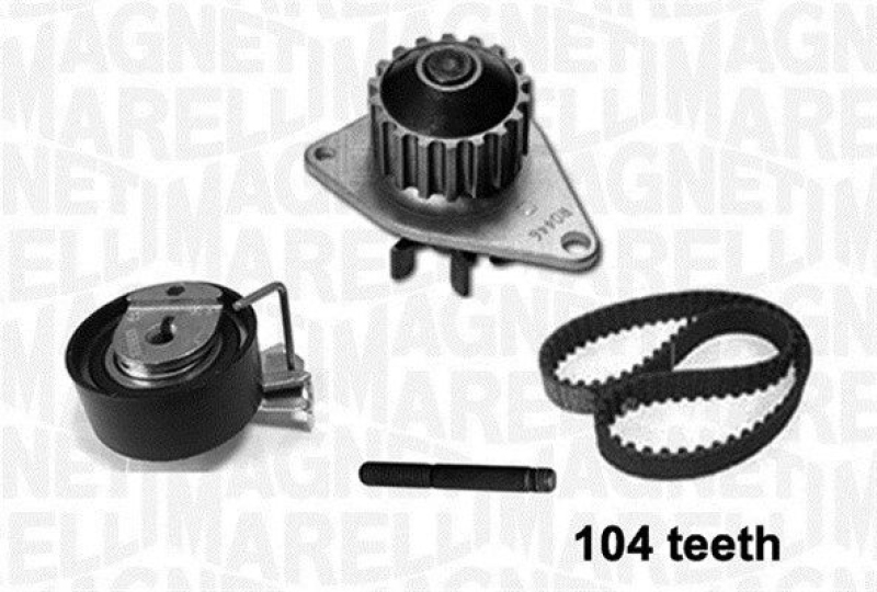 MAGNETI MARELLI Water Pump & Timing Belt Kit