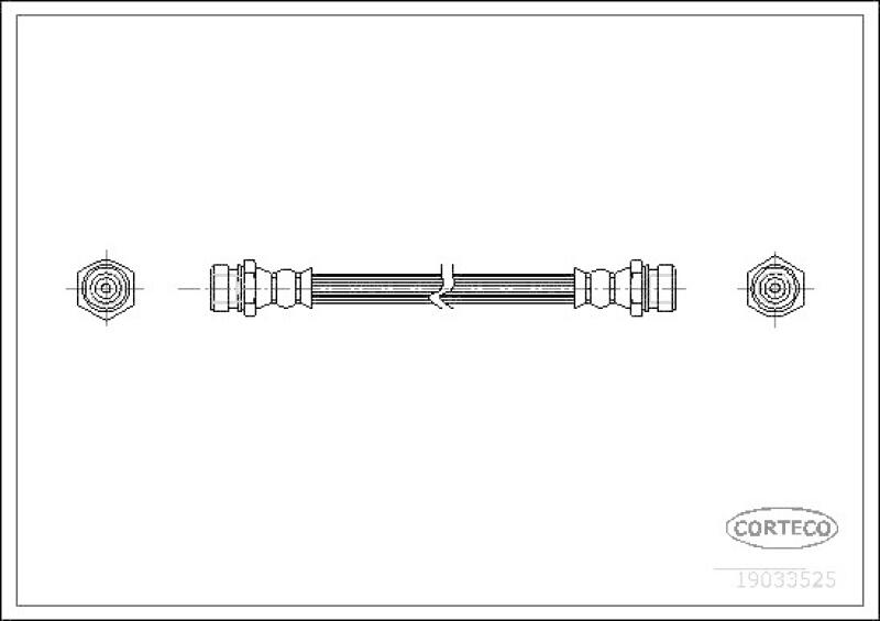 CORTECO Brake Hose