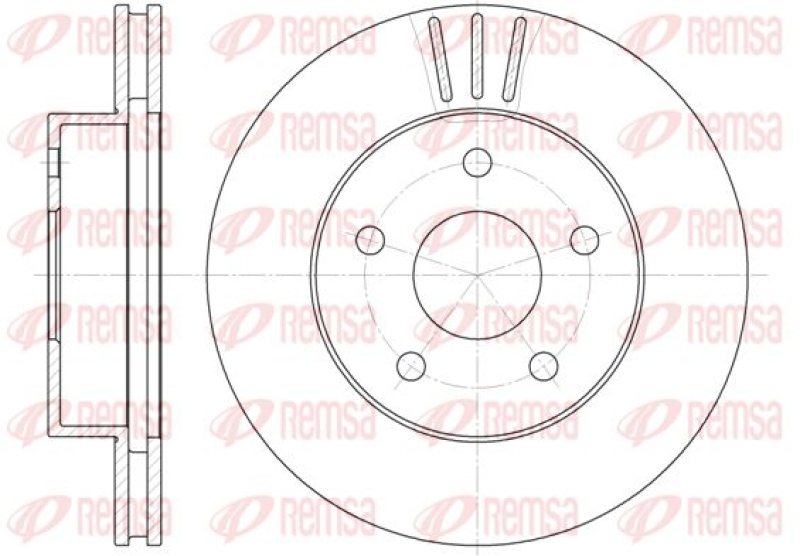 2x KAWE Brake Disc