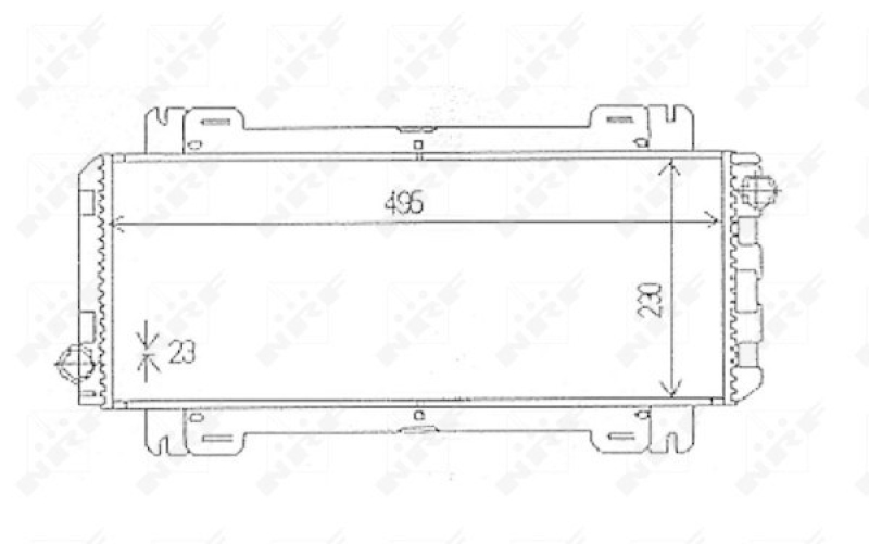 NRF Radiator, engine cooling