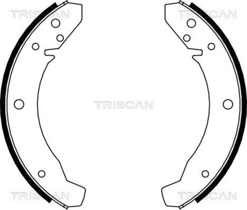 TRISCAN Bremsbackensatz