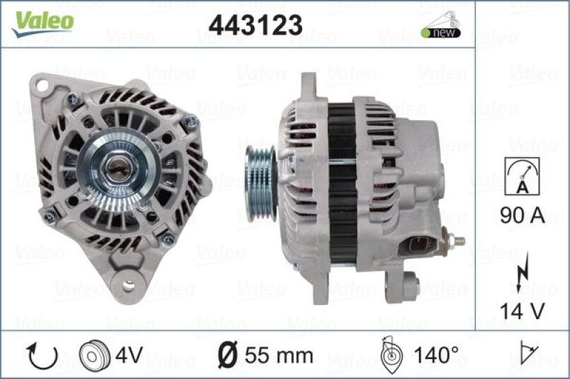 VALEO Alternator VALEO CORE-FLEX