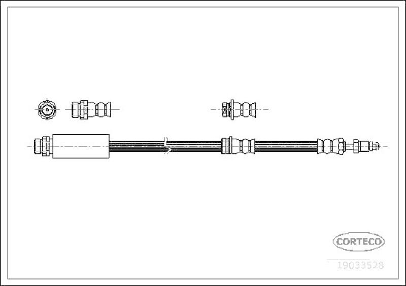 CORTECO Brake Hose