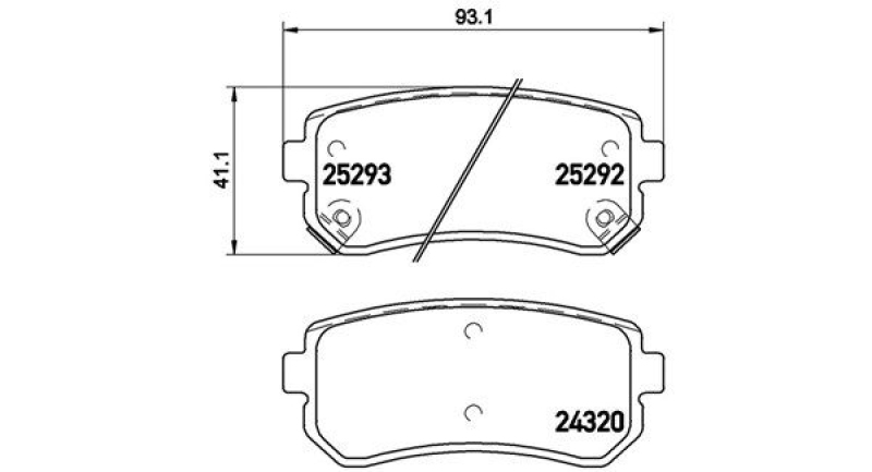 MAGNETI MARELLI Bremsbelagsatz, Scheibenbremse