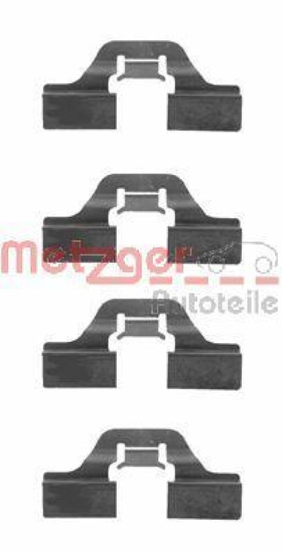 METZGER Accessory Kit, disc brake pad GREENPARTS