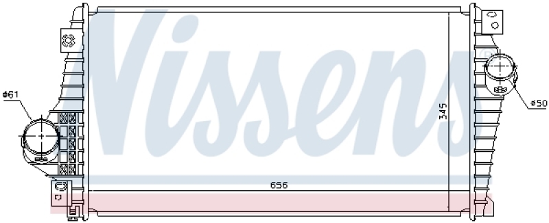 NISSENS Ladeluftkühler