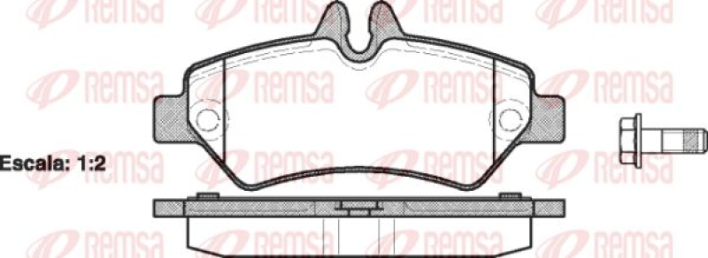 KAWE Brake Pad Set, disc brake