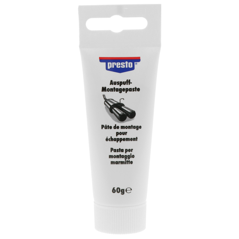 2x PRESTO Dichtstoff Abgasanlage Auspuff-Montage-Paste 60g Reparaturpaste 603130