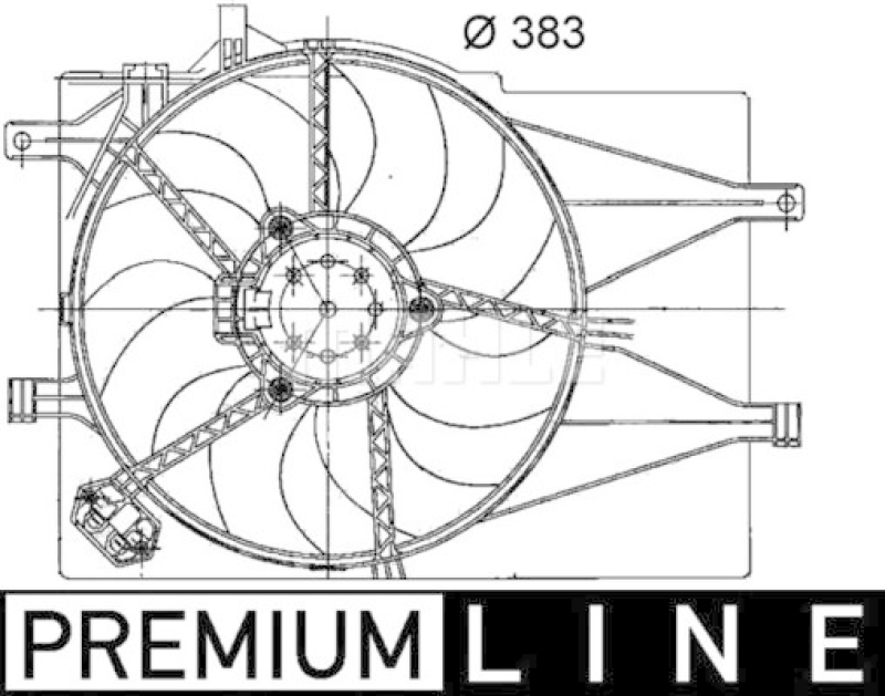 MAHLE Lüfter, Motorkühlung BEHR *** PREMIUM LINE ***