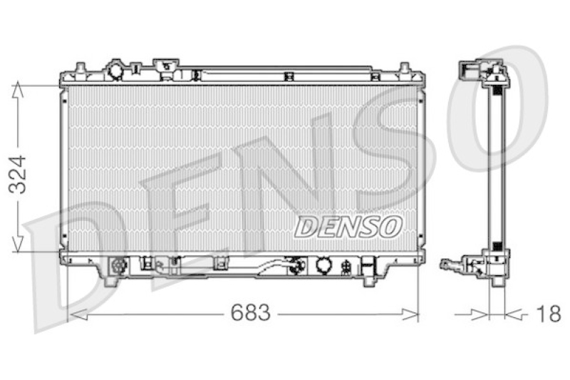 DENSO Radiator, engine cooling