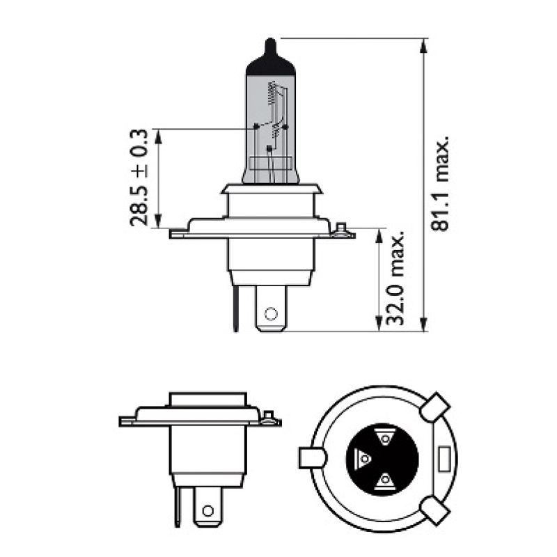 PHILIPS Glühlampe, Fernscheinwerfer