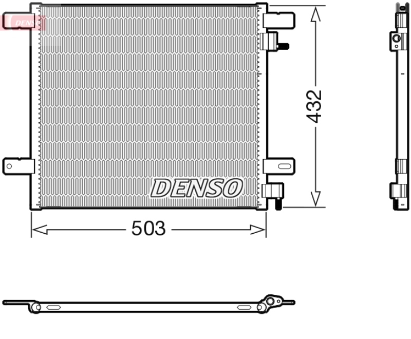 DENSO Kondensator, Klimaanlage