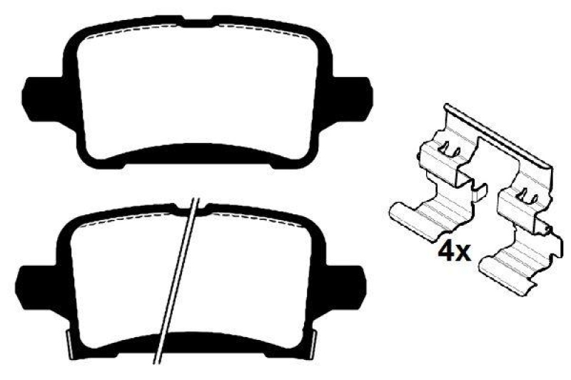 RAICAM Brake Pad Set, disc brake