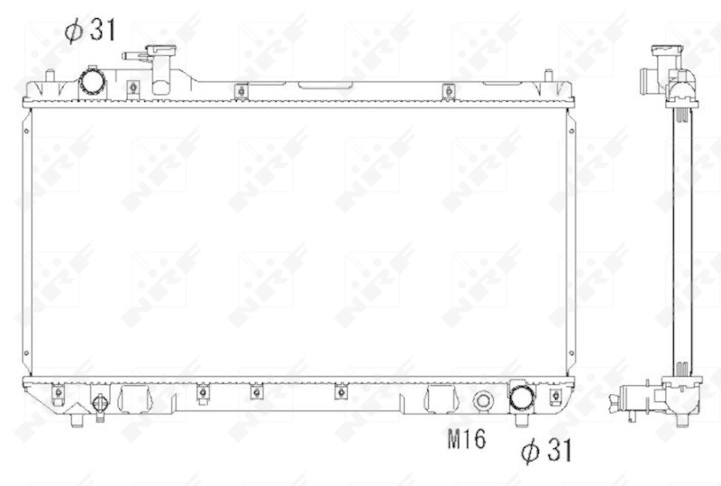 NRF Radiator, engine cooling