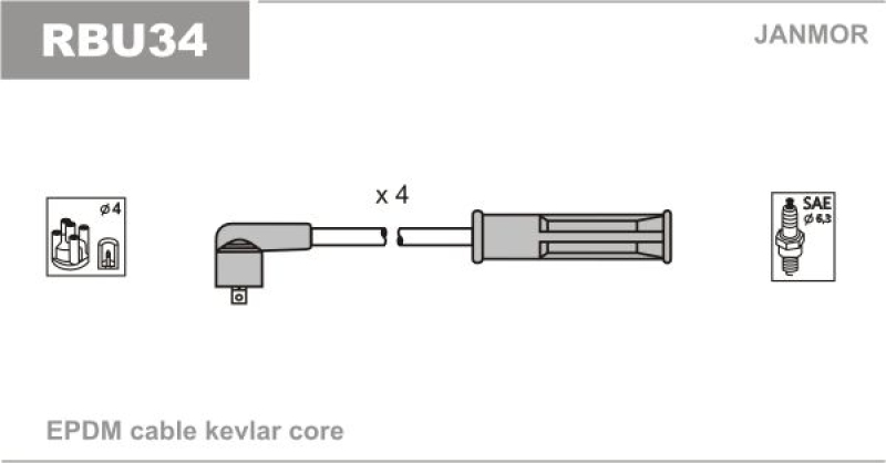 JANMOR Ignition Cable Kit