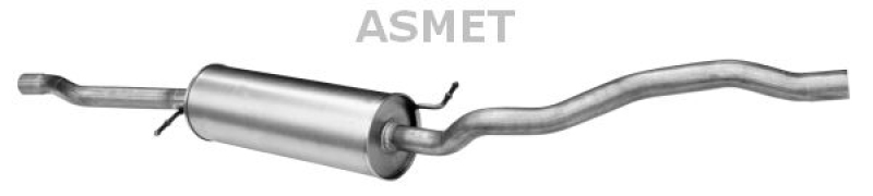 ASMET Centre Muffler