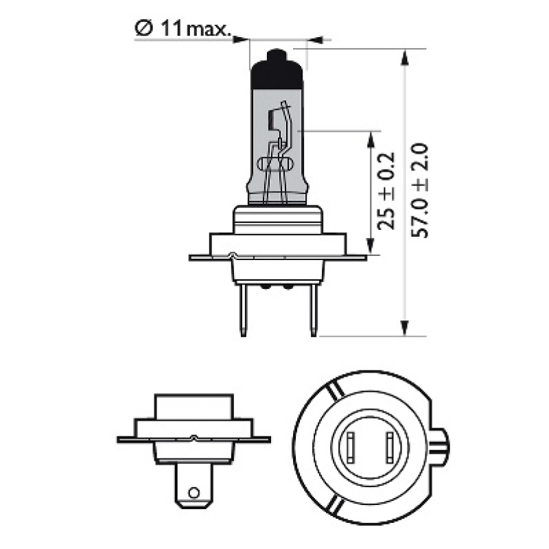 PHILIPS Glühlampe, Fernscheinwerfer