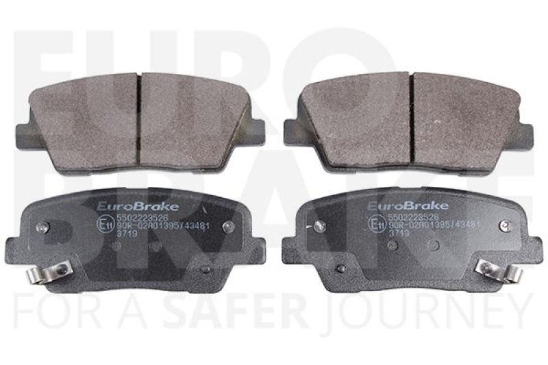 EUROBRAKE Brake Pad Set, disc brake