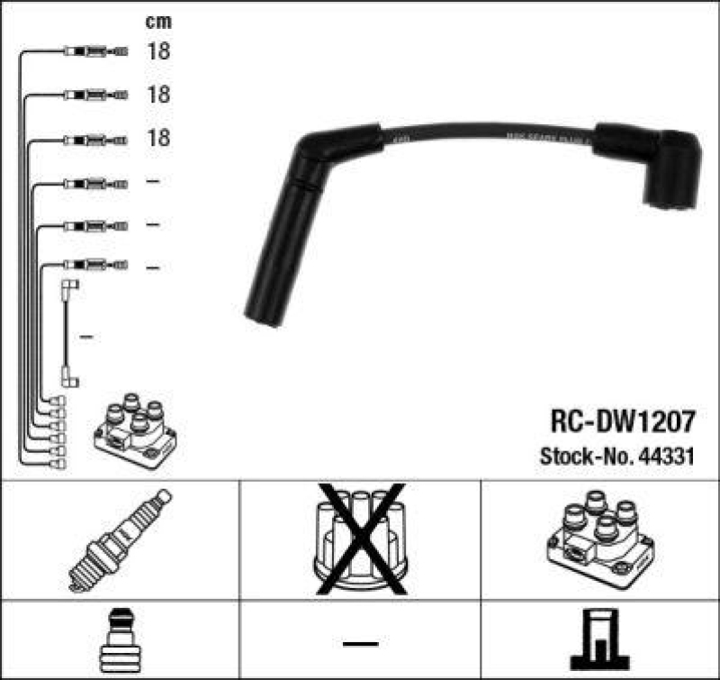 NGK Ignition Cable Kit