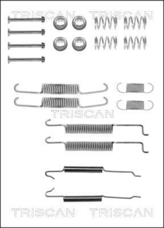 TRISCAN Accessory Kit, brake shoes