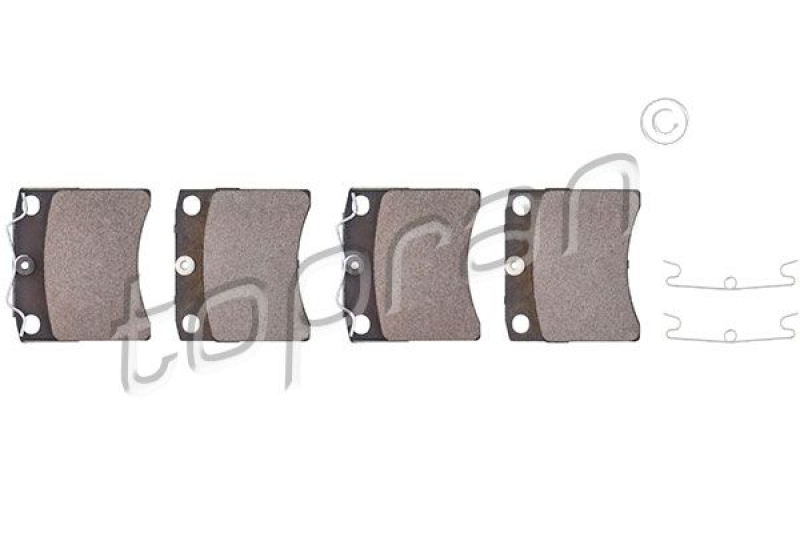 TOPRAN Brake Pad Set, disc brake